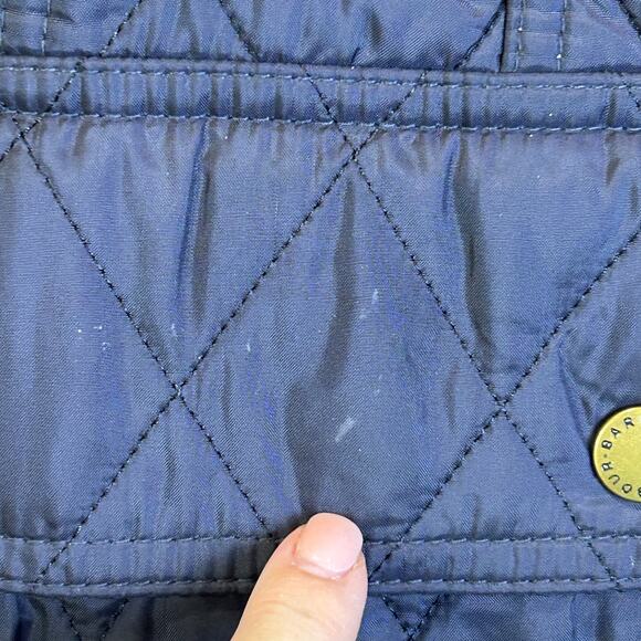 Barbour Summer Beadnell Lightweight Quilt Jacket Classic Navy Women 10 NWOT - Picture 10 of 11